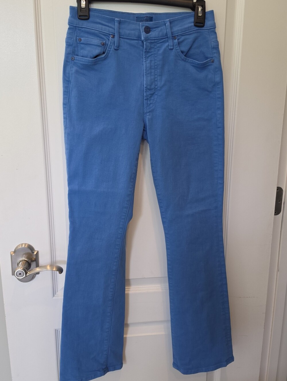 MOTHER The Insider Flood Boot Jeans Play Date Light Blue Women’s Size 26